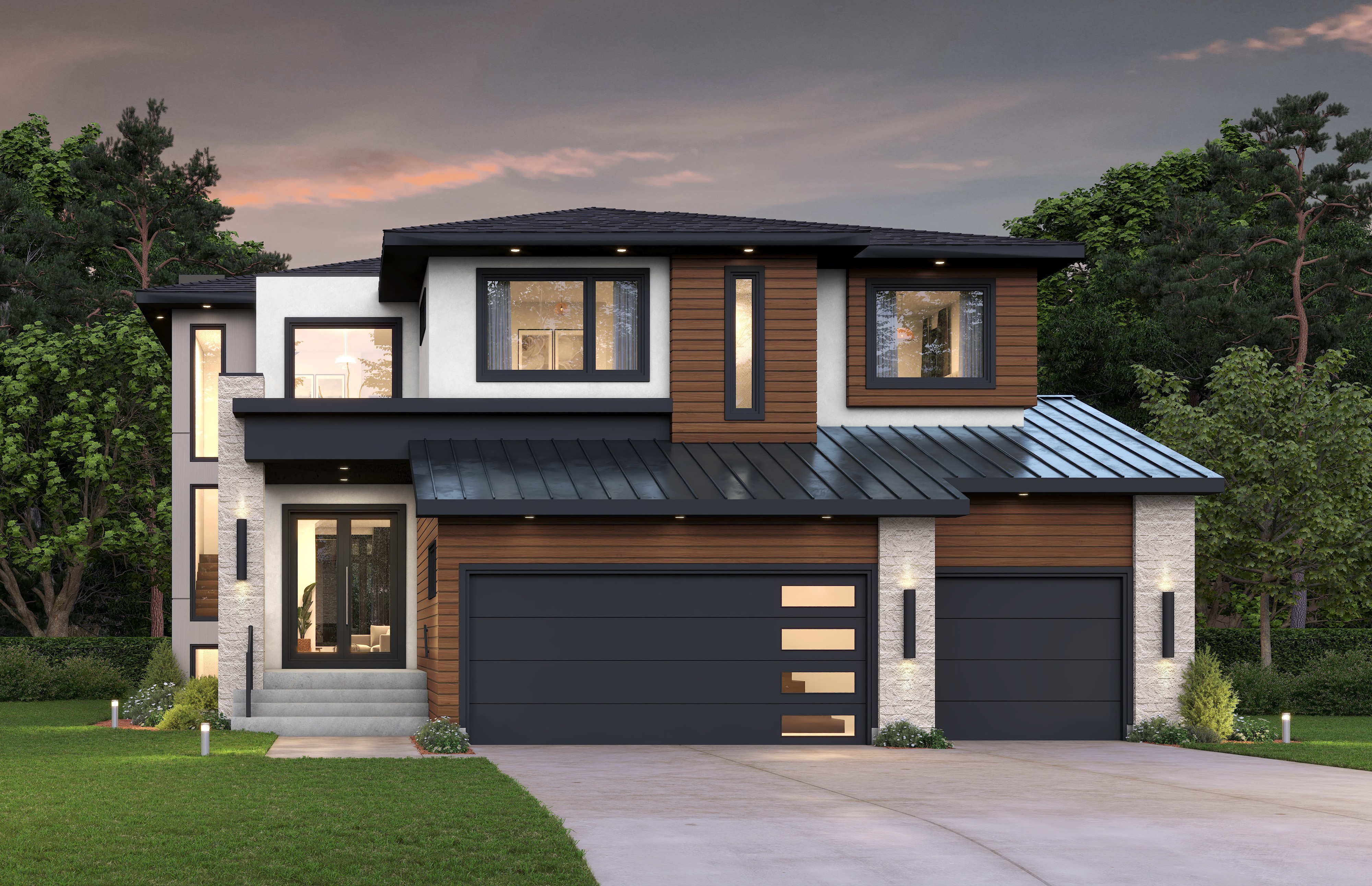 Modern home exterior